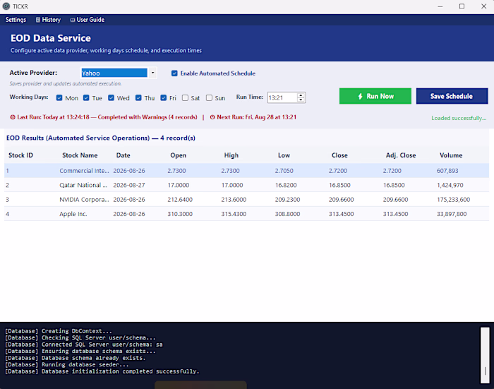 TICKR - Automated Financial Market Data Pipeline