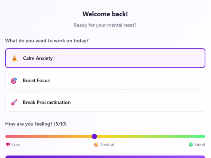 AI-Driven Mental Exercise Platform Development