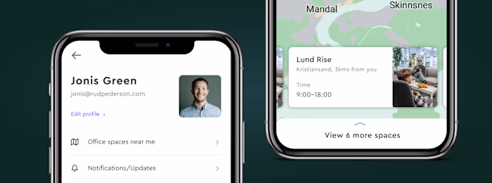 UX for Norway's WeWork: Remote