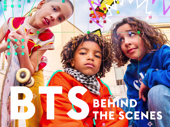 BTS Kids MOTION photoshoot