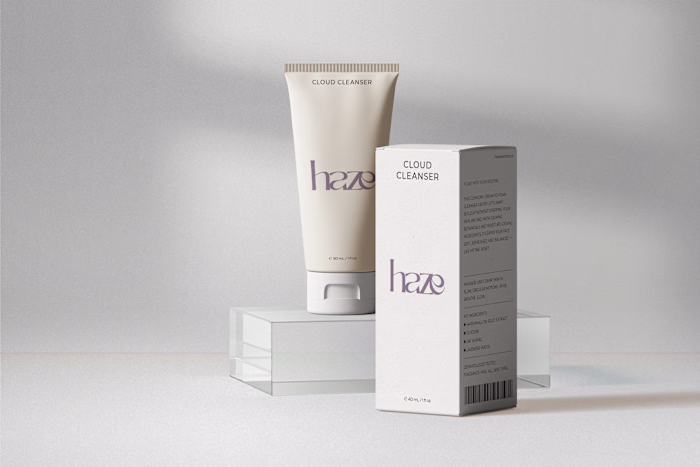 Visual Identity Design for Haze Beauty Brand