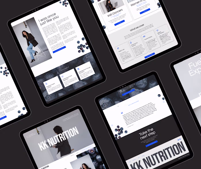 Bold Nutritionist Brand & Web Design