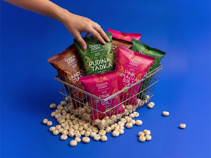 Organic Pops Brand Identity and Packaging