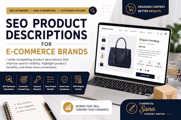SEO Product Descriptions for E-Commerce Brands