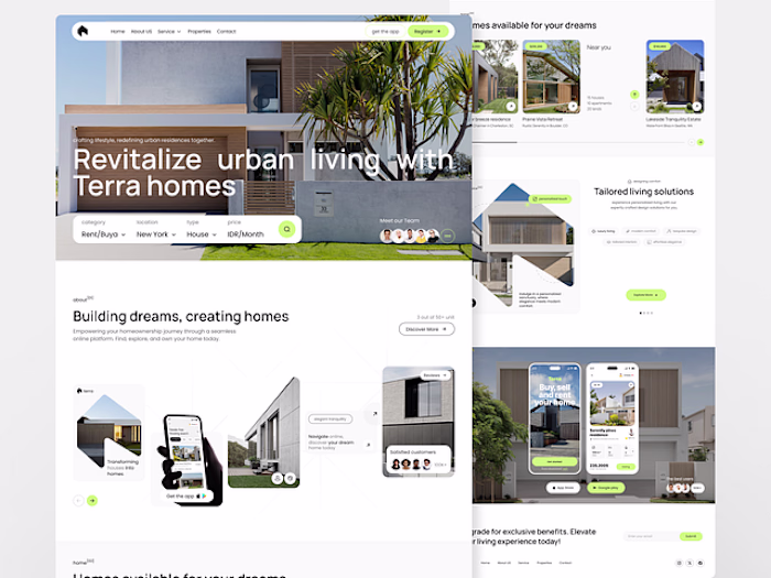 Remodeling service| Business Website| Wix Website :: Behance