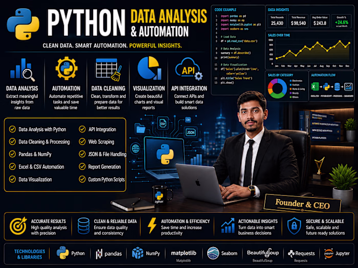 Python Automation & Data Analysis Portfolio