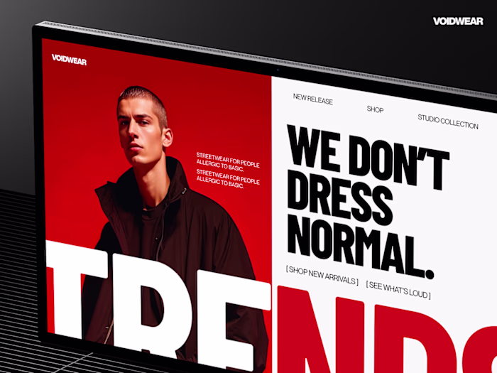 Void Wear
Gen Z Fashion platform