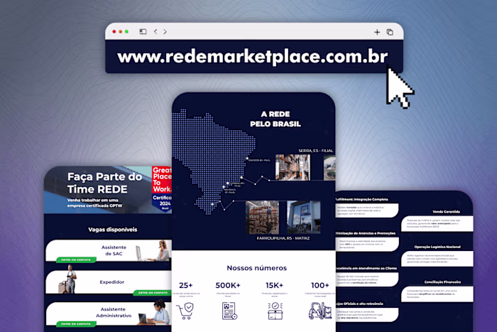 Rede Marketplace - Web Design