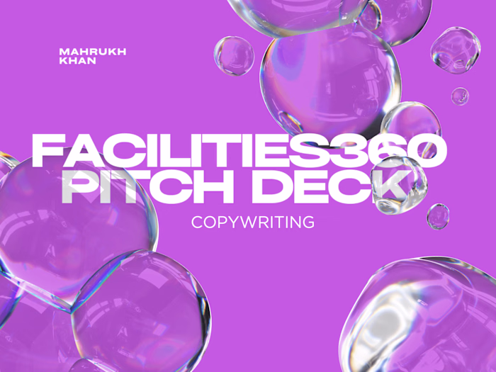 Facilities360: Pitch Deck Story & Visual Design