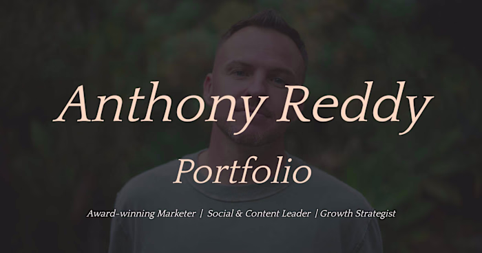 Anthony Reddy Portfolio