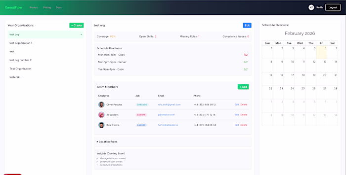 Scheduling automation saas