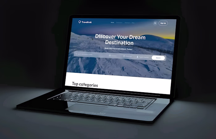 TravelTrek Bubble Web App