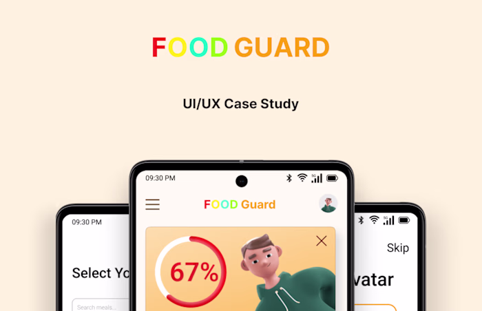 Food Guard app UI/UX case study | Meal planning app