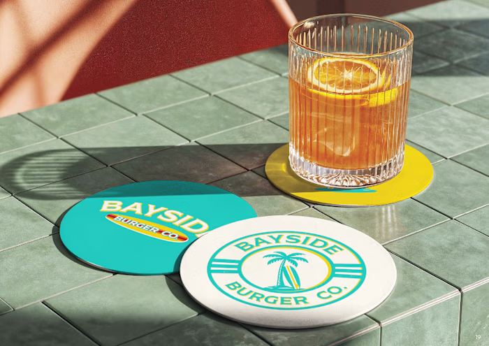 One of my recent projects was creating a sunny, retro beach-...