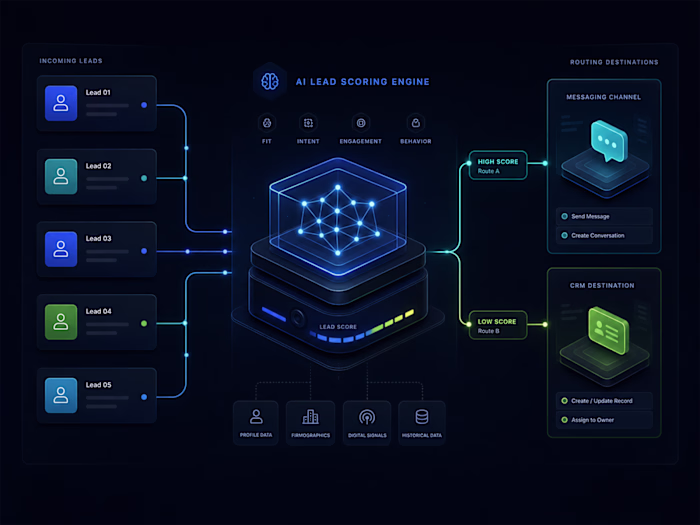 AI Lead Scoring and Routing Blueprint