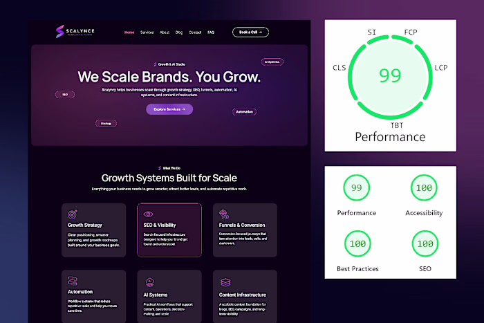 Scalynce - WordPress Website, ACF Pro, SEO & Speed Optimization