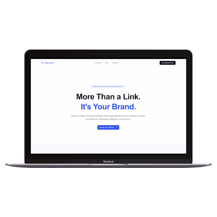 Mylinks landing page