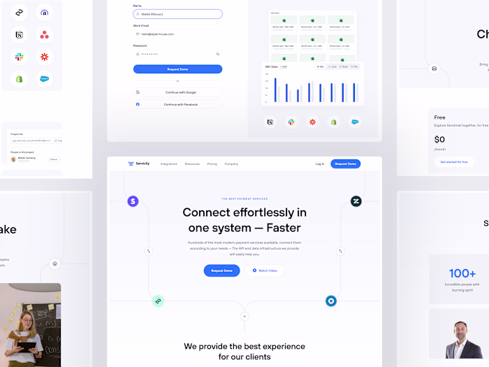Servicily - Fintech Website