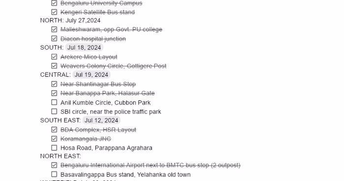 Bengaluru Police Outpost Inspection Project