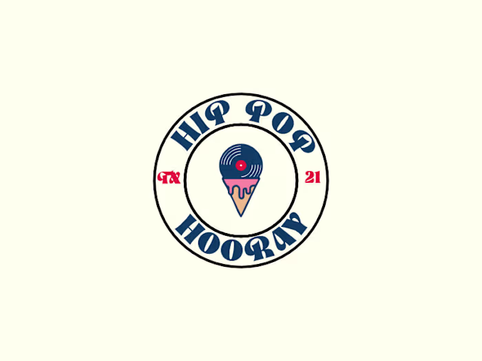 Hip Pop Hooray | Gelato, Popsicles & ice cream Logo