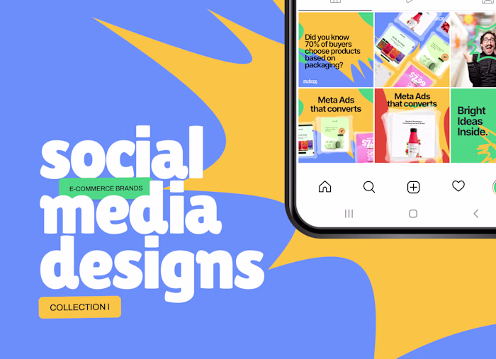 Social Media Designs - DTC E-commerce Brands