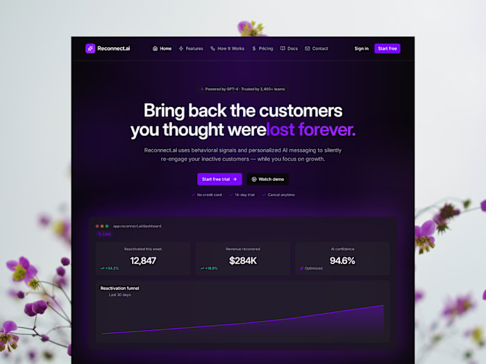 Reconnect.ai — The Ultimate AI Customer Win-Back Engine