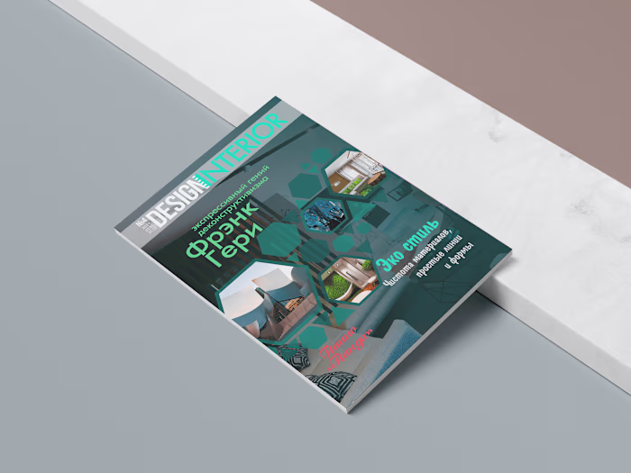 Cover design for magazine issues