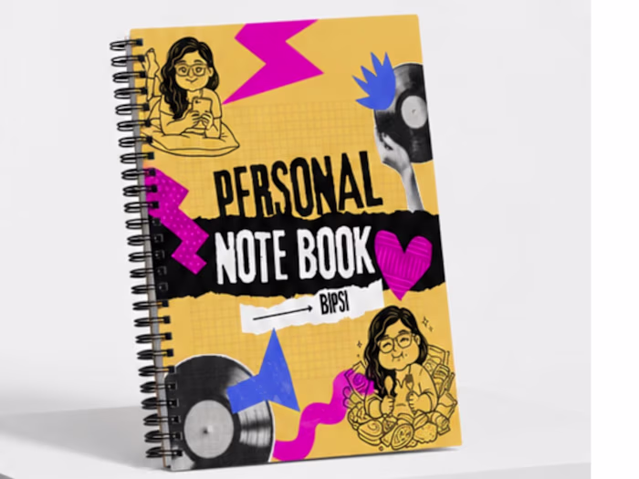 Customised notebook