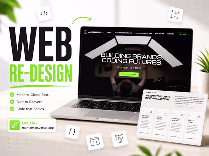 Client's Website Re-Designed - live