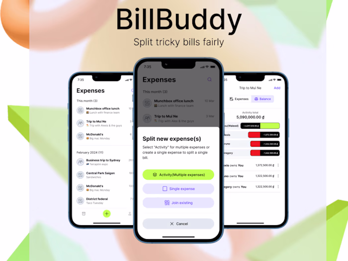 BillBuddy - Split tricky bills