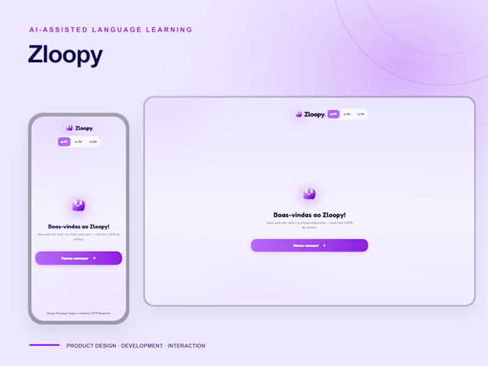 Zloopy — AI-Assisted English Learning Platform