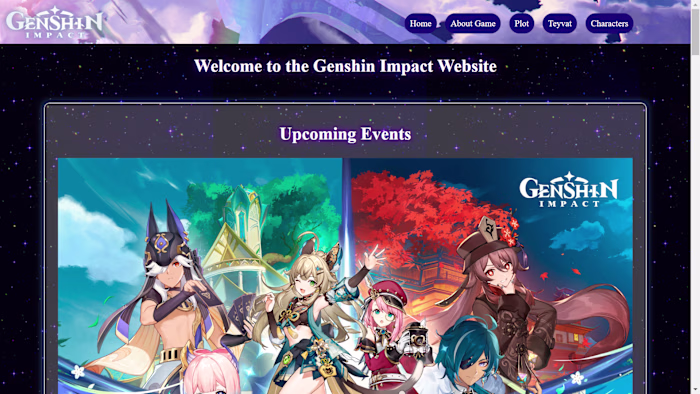 Genshin Website