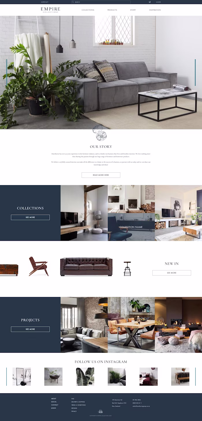 Loft Furniture eCommerce