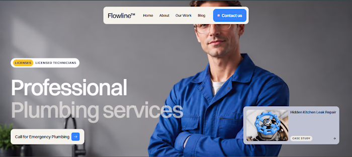 Development of Flowlin Website on Webflow