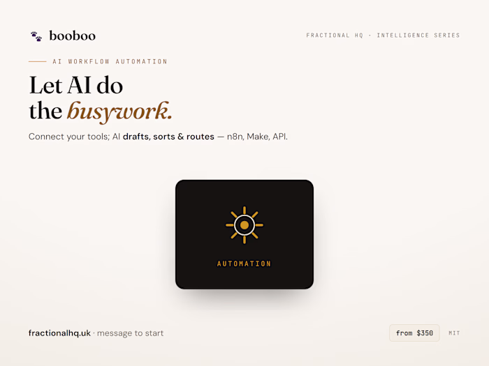 AI-in-the-loop automation — n8n, Make