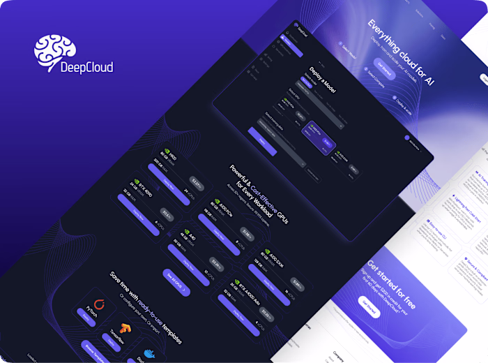 GPU Cloud AI Website