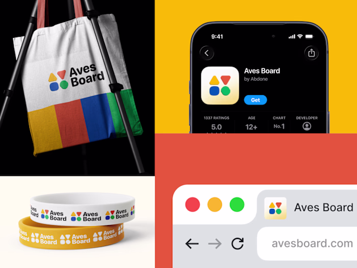 Board Game Brand Visual Identity Design (AvesBoard)