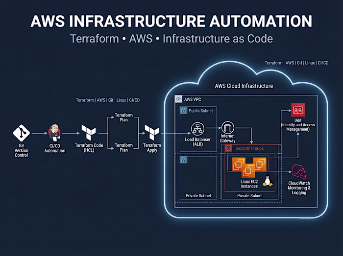 Automated AWS infrastructure provisioning and