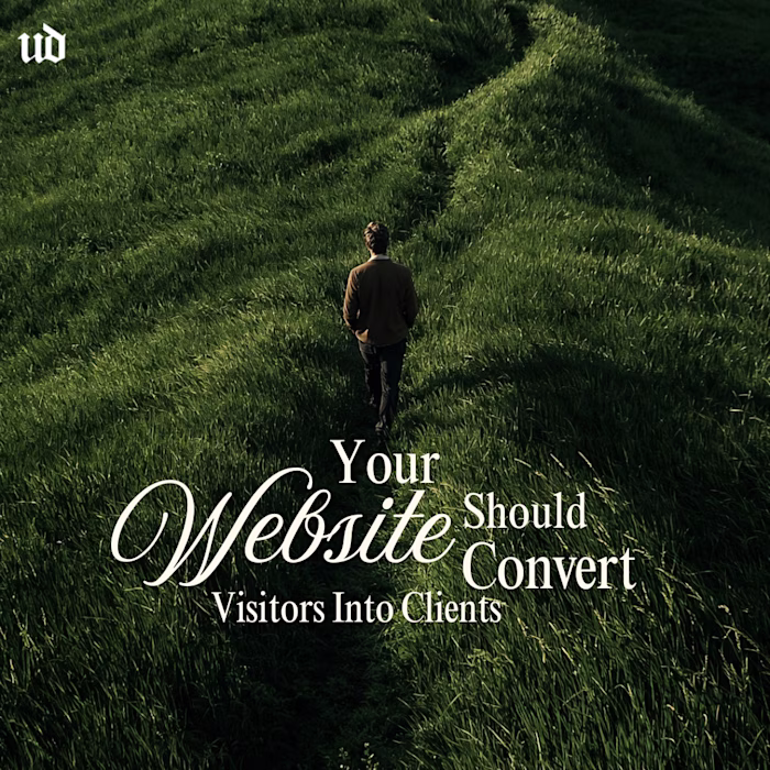 A beautiful website is not