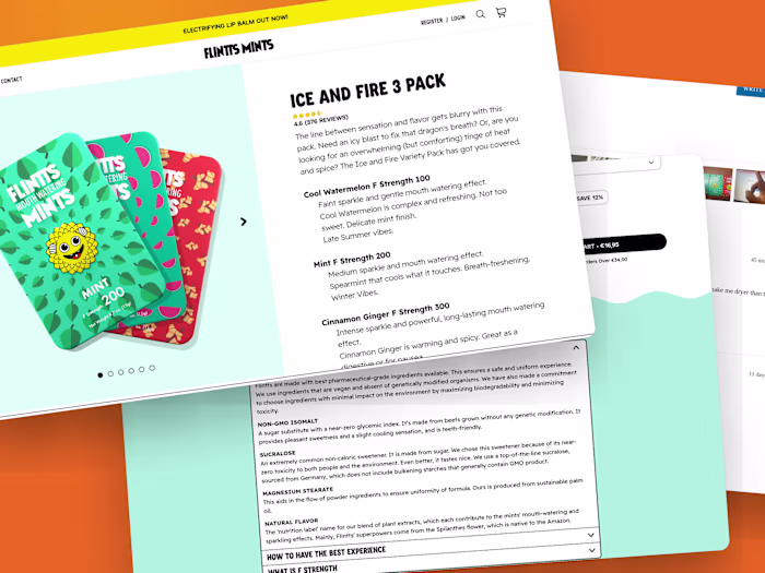 Shopify Punch-List Fixes for Flintts Mints