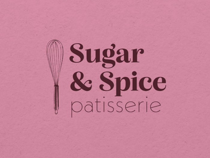 Sugar and Spice Patisserie Brand Identity and Design