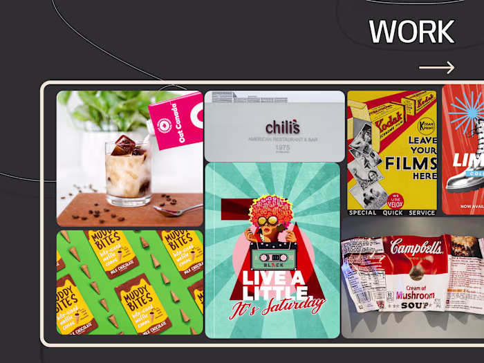 Landing page for an Ad Agency