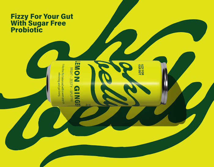 Oh Belly - Probiotic soda brand identity
