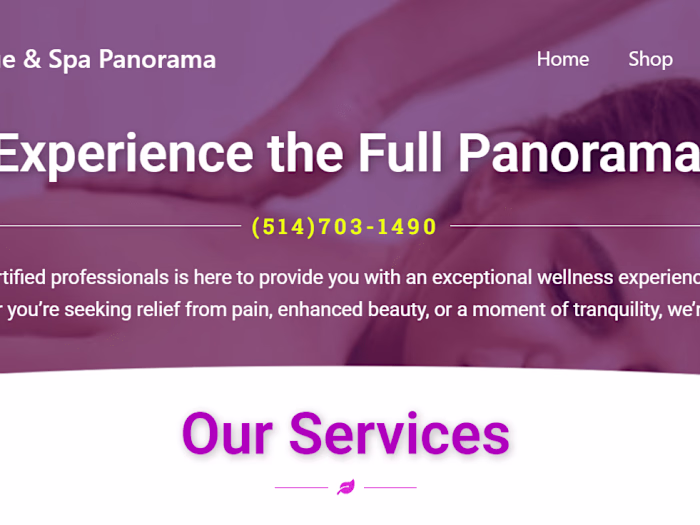 A WordPress Website for a SPA 