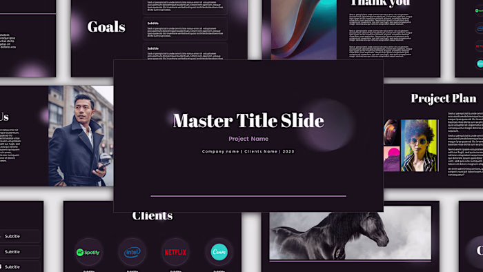 A Branded Template for A Video Company 