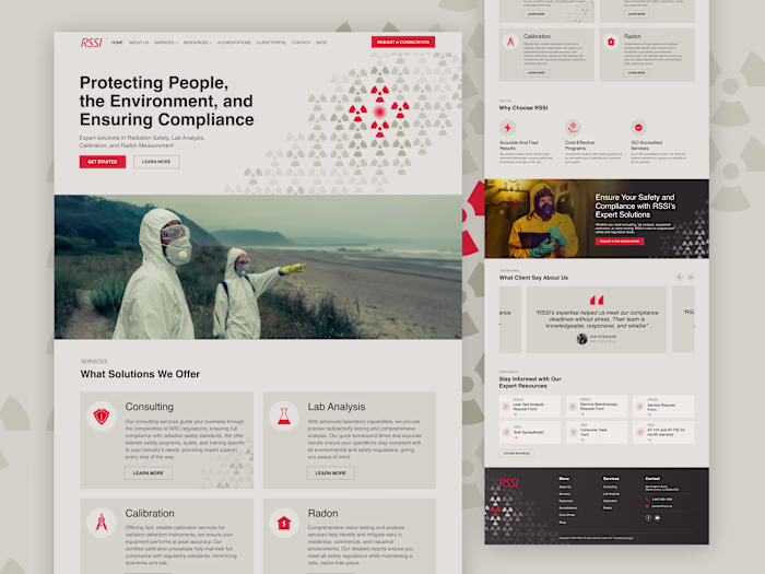 RSSI - Website for a