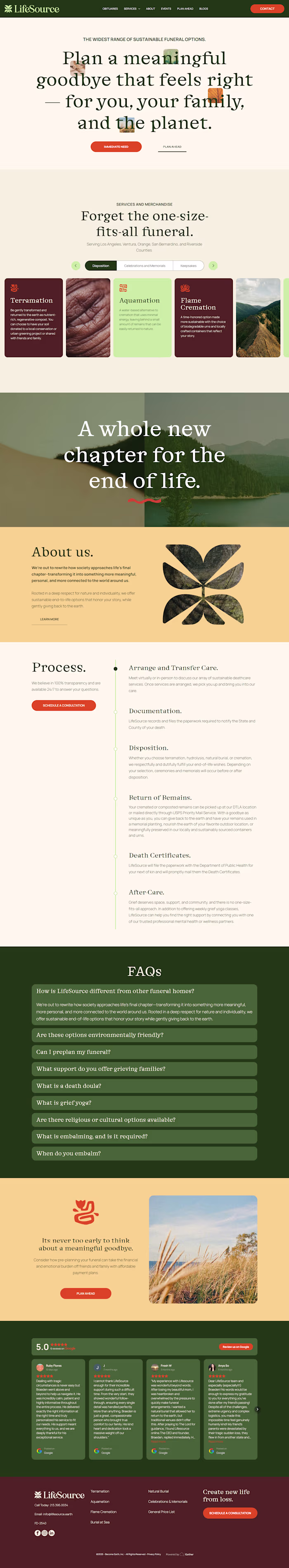 🌿 A website can look