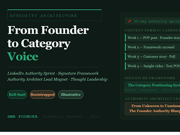 From Founder to Category Voice