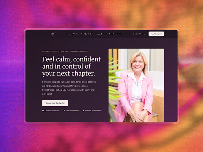 Zen Hypnotherapy Website Redesign