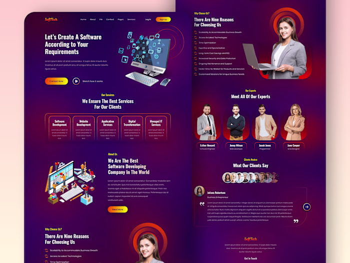 ReactCraft Pro: Crafting Dynamic and Responsive Web Experiences 